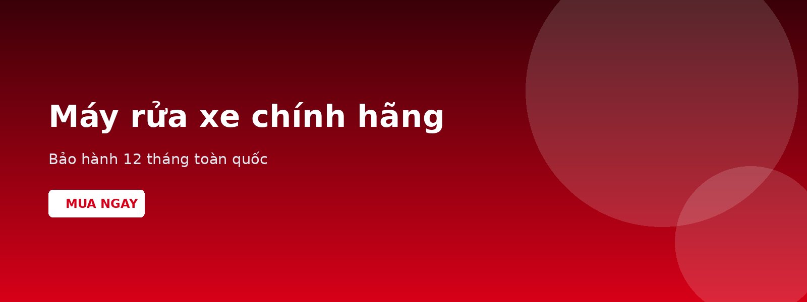Máy rửa xe chính hãng