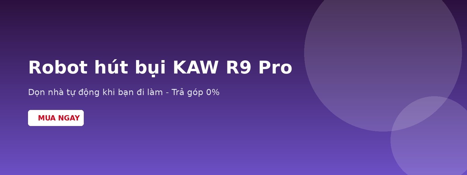Robot hút bụi AIRA R9 Pro
