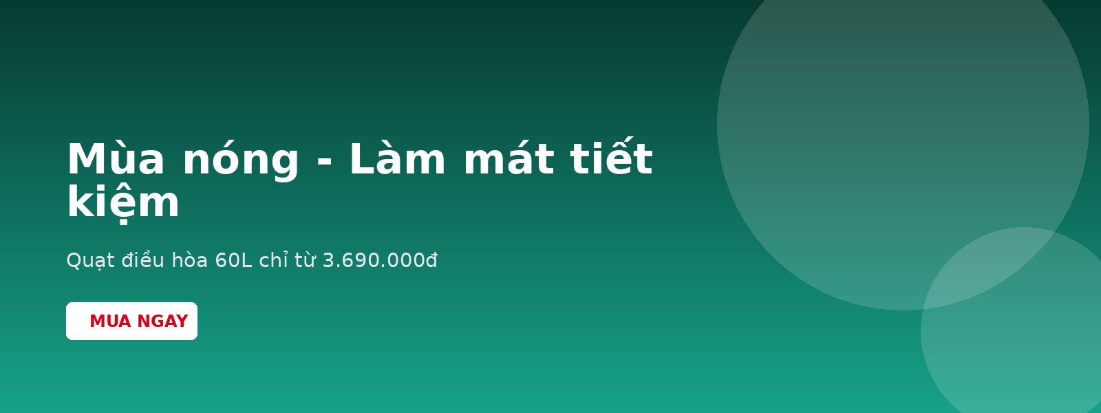 Mùa nóng - Làm mát tiết kiệm