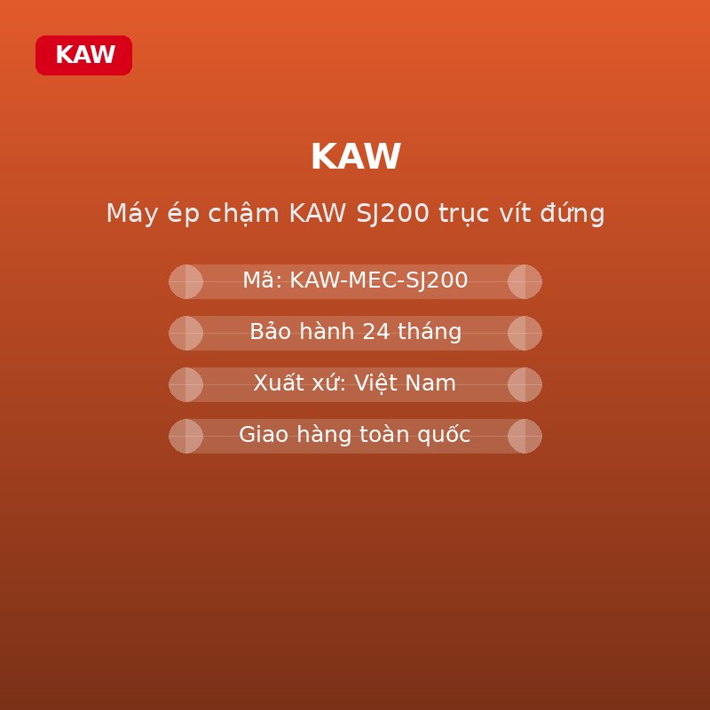 Máy ép chậm AIRA SJ200 trục vít đứng - thông số