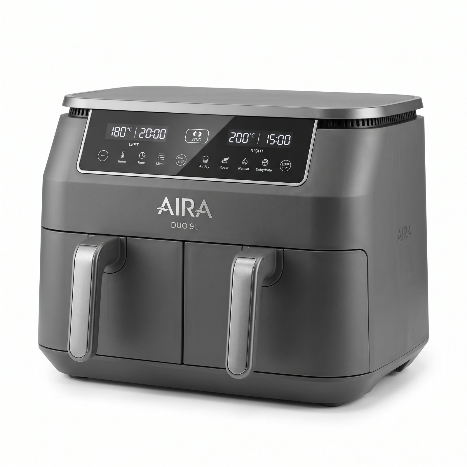 Nồi chiên không dầu 2 ngăn AIRA Duo 9L